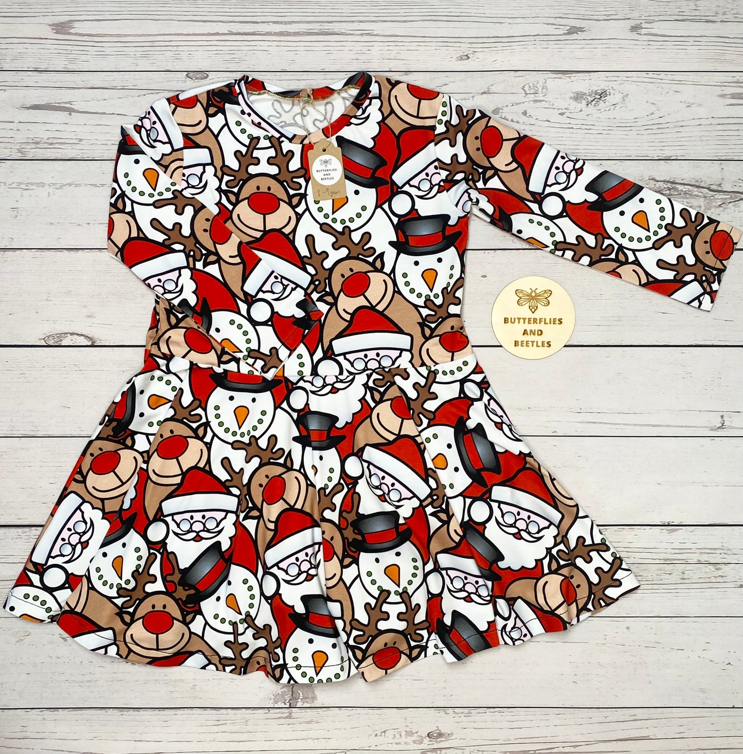 Long sleeved Twirly Dress