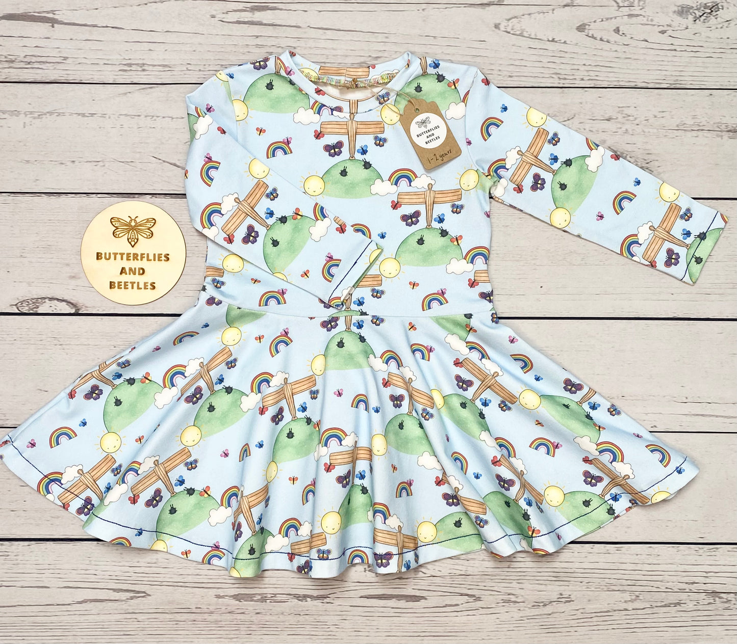 Long sleeved Twirly Dress